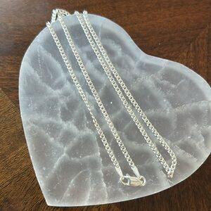 Made in Italy Sterling silver curb chain 20 inches